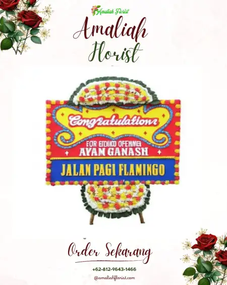 Sewa Papan Bunga Kejuruan Muda